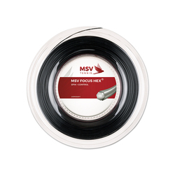 German Msv Focus Hex Professional Tennis String, Large String, Hexagonal Polyester Hard String, Resistant To Play, Control And Rotation