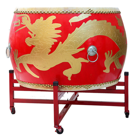 Dragon String Instrument Royal Horse Cowhide Dragon Dance Drum - 18-24 Inch Chinese War Drum