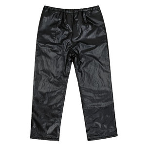 Leather pants men's thin waterproof oil -proof and dirt -resistant work pants Middle -aged and old autumn and winter cyclists