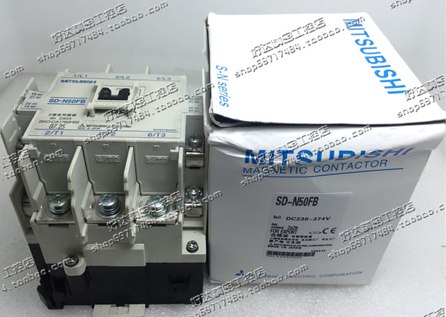 MITSUBISHI DC contactor ແທ້ຂອງແທ້ SD-N50FB 230-374VDC in stock