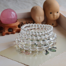 Bujia brand natural genuine white crystal bracelet, bracelet, Buddha beads, prayer beads, jewelry, feedback to old customers, men and women's styles