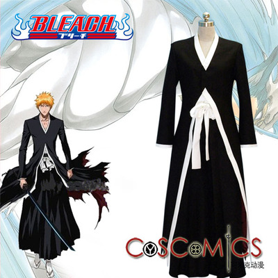 taobao agent [Kemick Anime] COSPLAY clothing / bleach death / Kurosaki Ichigo solution set