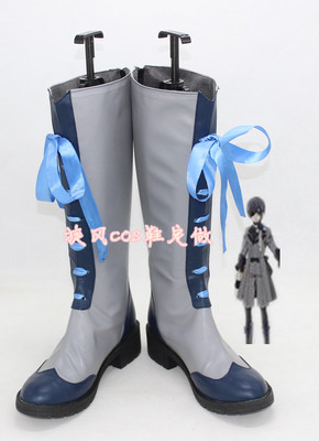 taobao agent C6668 Black Dental Sherm's third season of gray dress COSPLAY shoes cos shoes to customize