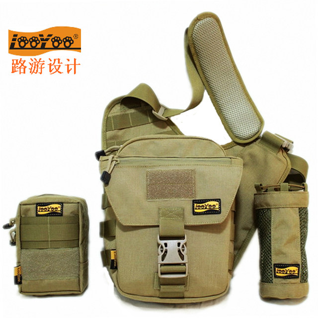 Road Tour A21 Combination Saddle Bag SLR Photography Bag Bag Camera with Liner Military Fan Nylon Material Outdoor Shoulder Backpack