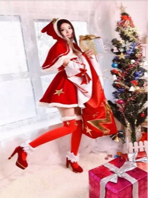 taobao agent King Glory Diao Chan Christmas Love Song couple costume COS clothing