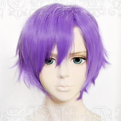 taobao agent [Rabbit Dimensional] I like you in the novel, you will never see the COS wig purple -shaped model