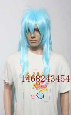 taobao agent Anime cosplay wig cos Saint Seiya Sea Sea King Poseidon custom fake hair