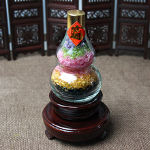 Тайшань Фуюань павильон хрустальный щебень пятирядная тыква декоративные изделия хрустальный сыпучий камень офис гостиная