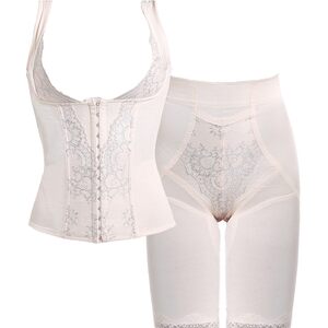 Dog Printing Shop Postpartum Shaping Clothing Pants Corset Set for Women
