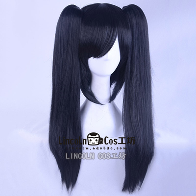 taobao agent Daqiao Zhen Three Kingdoms Little Li Naoli Liu Sheng Jiu Sword Sword Sword Sword Loli COS Wig Black Double Ponytail