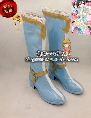 taobao agent LoveLive!Yazawa Nicole SR card angel outfit (gold model) COSPLAY shoes COS shoes customization