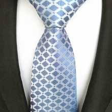 Gobetties Blue Silver Lattice галстук мужской галстук с иностранной торговлей галстук галстук 0281