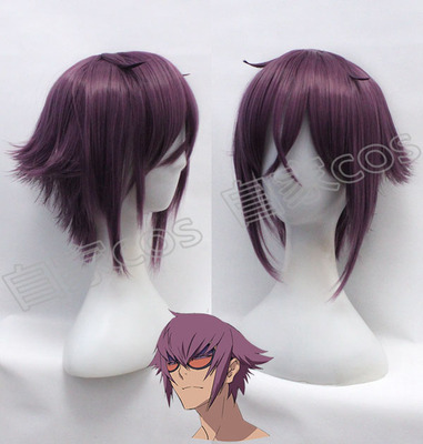taobao agent Wig COSPLAY Re: Creators cos Maitreya Temple, Youye Flip -up purple custom fake hair