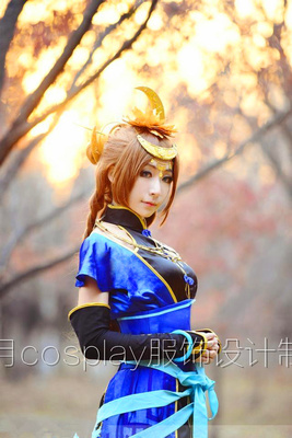 taobao agent King Glory cosp'la'y women's clothing character Cai Wenji COS clothing character to design customization