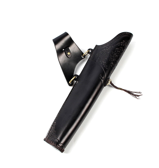 Carquois cuir dans carquois pour l'archer