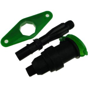 Quick water intake valve three piece set, lawn garden, 6-inch 1-inch ground plug water intake pole, green water pipe, ground joint water intake device