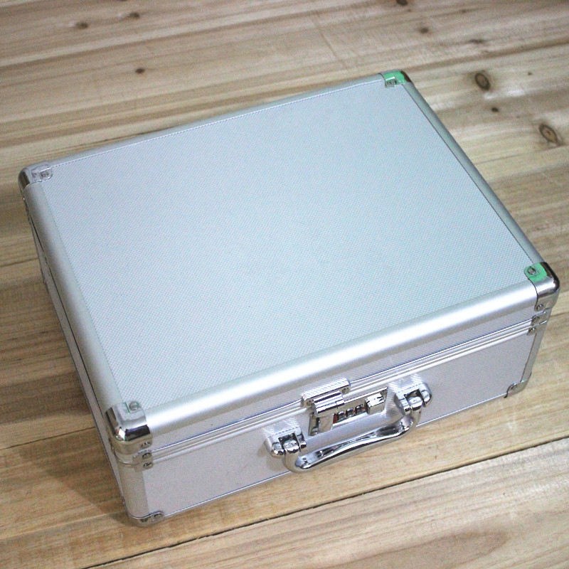 Free shipping special aluminum alloy tool box password box display box instrument box handbox storage box