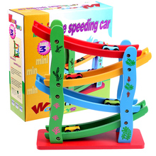Деревянный планер детская игрушка трек мальчик 3 - 6 лет головоломка автомобиль ребенок разработка мультфильм