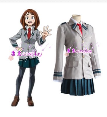 taobao agent My Hero Academy Liri Royal Chazi Frog Blowing Meiyu School Uniform cos spot