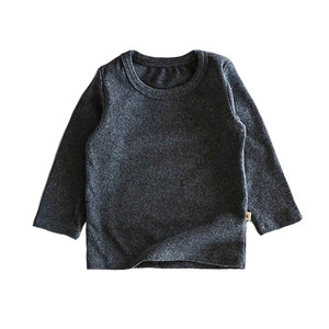 INS Dadi Color Children's Cotton Cotton Soft Glutinous Bottom Broken Berbolic Board Berdles Circle Cleansing T -shirts live in autumn and winter
