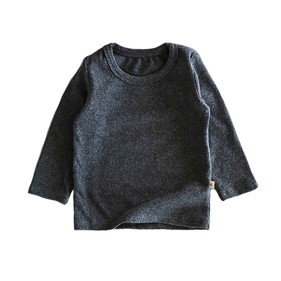 INS Dadi Color Children's Cotton Cotton Soft Glutinous Bottom Broken Berbolic Board Berdles Circle Cleansing T -shirts live in autumn and winter
