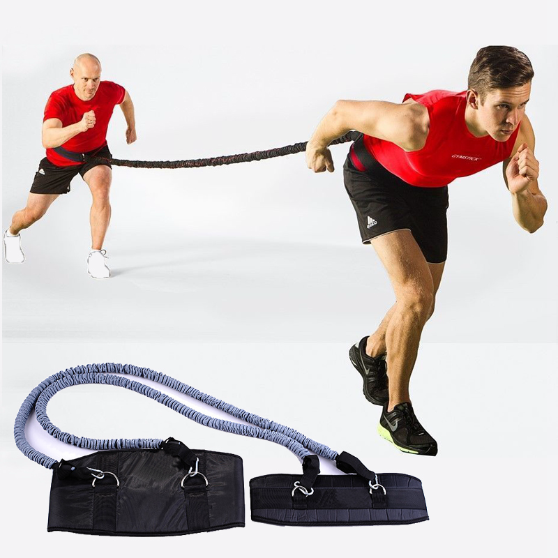 腰部腿部拉力绳力量训练带阻力绳爆发力篮球跑步体能训练辅助器材