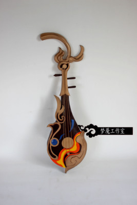 taobao agent 【Nightmare studio】King Glory Yang Yuhuan Nishi Cosplay props pipa weapon