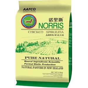 Norris dog food_la sausage dogs special grain 2.5kg public*0.5kg5*0.5kg pet food natural dog main grain
