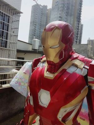 taobao agent 1: 1 Iron Man wearing armor model statue Mark MK45 real body can wear COS props