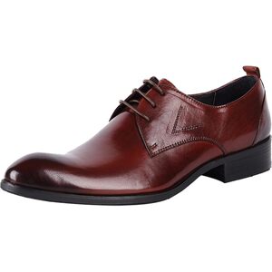 
British style genuine leather pointed leather shoes men's toe layer cowhide lace simple business formal wear derby shoes popular men's shoes
