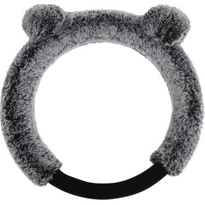 
Car handlebar cover winter steering wheel cover short plush three-piece set cartoon universal steering wheel cover female Korean cute