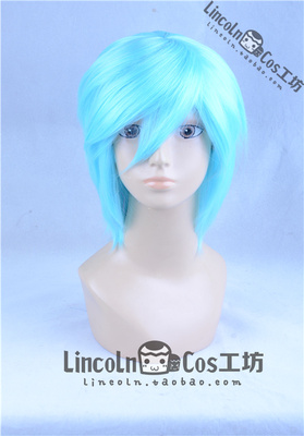 taobao agent Peacock blue -level broken hair COS wig sword dancing