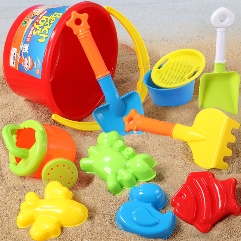 建雄儿童沙滩玩具套装桶男孩女孩宝宝挖沙铲子玩沙子决明子工具