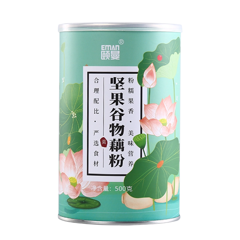 Amazon.com : 李子柒桂花坚果藕粉350g/罐营养早餐代餐美味方便速