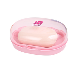 Tahoe household cute double-layer soap dish with lid