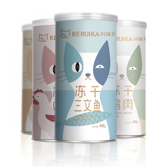 
Freeze-dried cat snacks for cats, staple food, chicken, cat grass, duck meat, pet chicken breast, fish oil, goat milk sticks, Corica flagship store