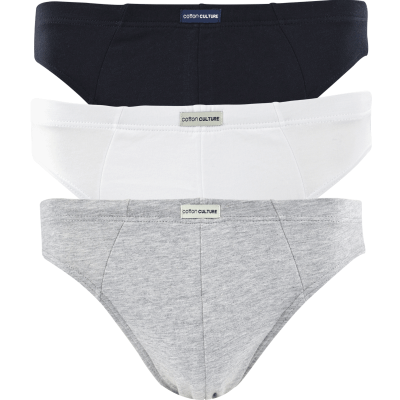 Cotton culture men's underwear cotton medium low -waist triangular shorts sexy pants head youth men's trendy pants trend black and white