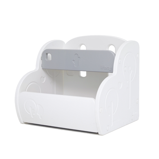 South Korea imported IFAM baby double large capacity compilation box children's storage toys storage book storage box
