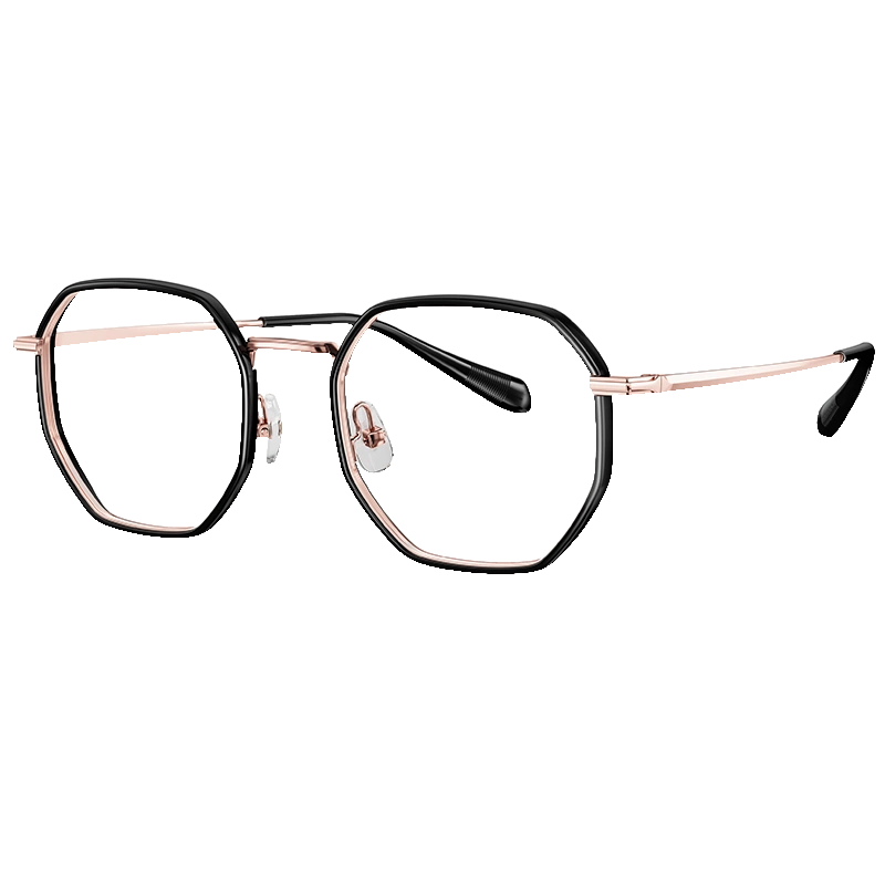 BOLON暴龙近视眼镜多边形镜框王俊凯同款β钛男款女眼镜架BJ6089-Taobao