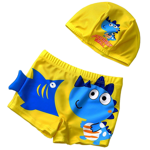 
Children's swimming trunks boys swimsuit cartoon flat angle quick-drying little baby swimsuit small and medium-sized boys Korean version summer