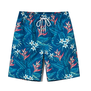 Beach pants men's fast -drying sea on the sea can go down water surfing couple shorts, loose and embarrassing hot spring swimming trunks