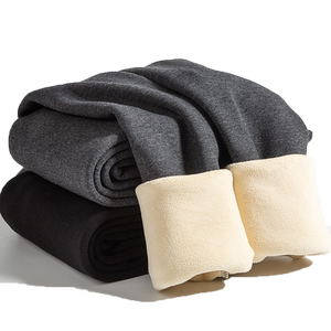 Pregnant women's pants in winter, pregnant women's leggings in autumn and winter, with added fleece and thickened outer layer, abdominal support, warm pants, long pants, cotton pants, winter clothes