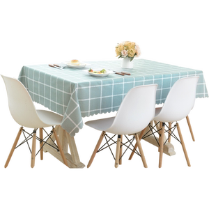 Tablecloth Waterproof Oil and Anti -Blood -free Wash PVC Table Cloth Fabric Nordic Net Red INS Culture Cashi Camera Cushion