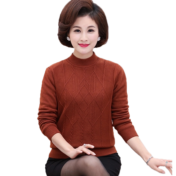 Winter half turtleneck plus velvet warm sweater base layer