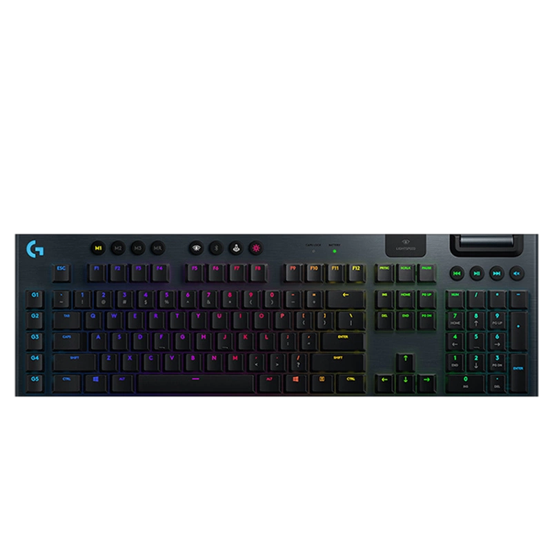 罗技G913 TKL无线机械键盘电竞游戏背光红青茶轴104/87键电脑专用 