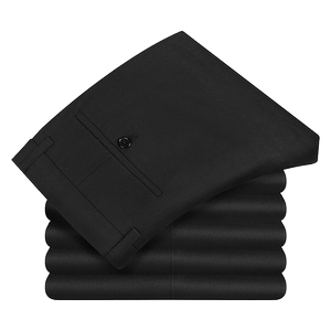 Professional slim fit men's suit pants with small feet in spring, new business and leisure, no iron Korean version, black work suit pants