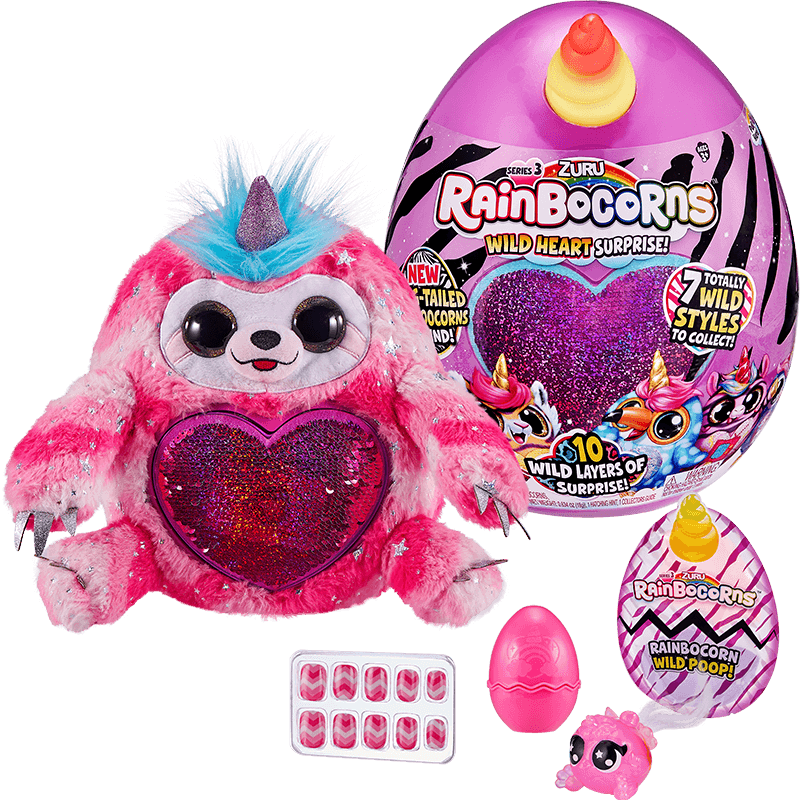 
zuru Zhuyu Blind Box Unicorn Magic Egg Wild Nature Animal Egg Plush Toy Trendy Surprise Egg