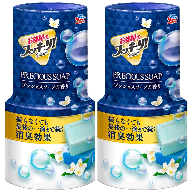 日本EARTH安速房间除臭芳香剂空气清新剂400ml*2瓶4款可选保税发-Taobao