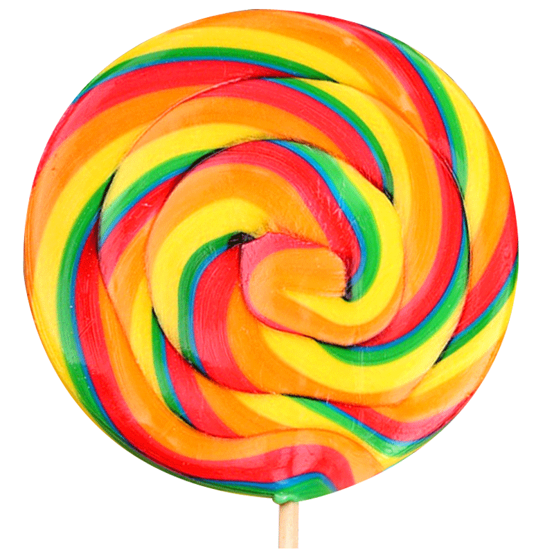 Golden Rainbow Big Lollipable 50g*50 colorful wave plate sugar wave lollipop children's candy bulk wholesale