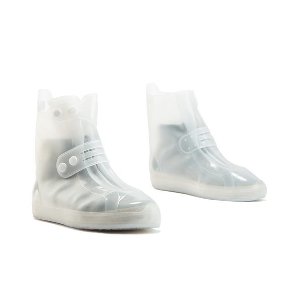 
Rain boots waterproof cover rainy days rainproof shoes men and women high tube thickened anti-slip wear-resistant sole foot cover silicone medium tube rain boots